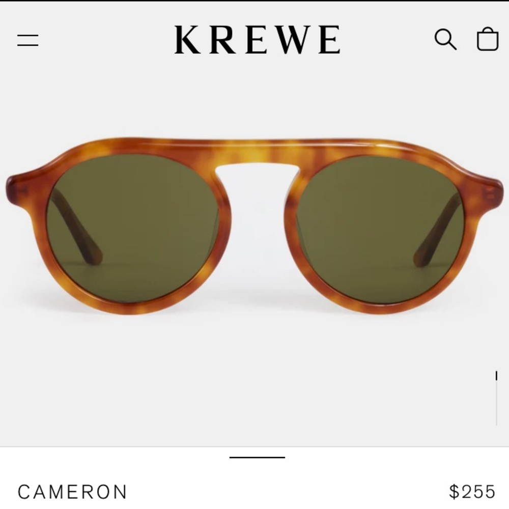 Krewe Cameron Sunglasses Polarized Amaro Colorway | Gently Used, Like New